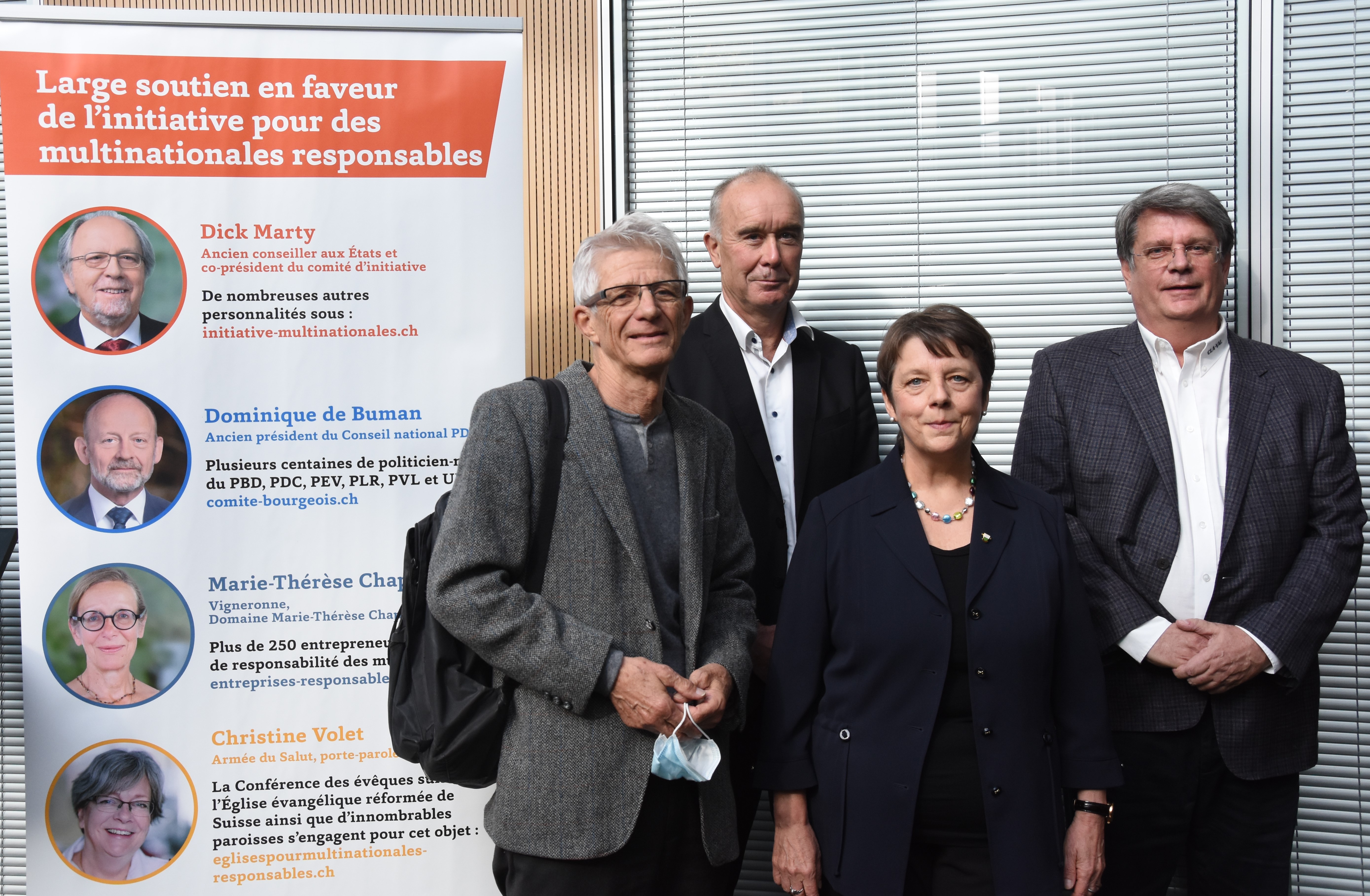 Des personnalités vaudoises militent pour l'acceptation de l'initiative Pour des multinationales responsables